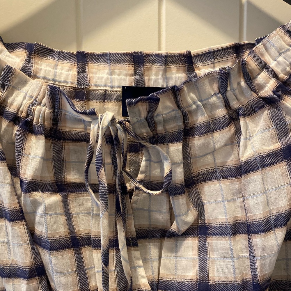 Blue Life Coppola Plaid Long Sleeve Romper- NWOT - Picture 4 of 10